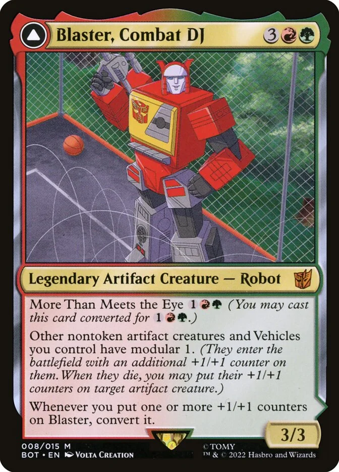 Blaster, Combat DJ // Blaster, Morale Booster 「BOT/8」「EN」