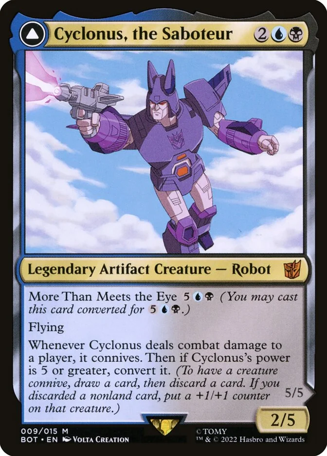 Cyclonus, the Saboteur // Cyclonus, Cybertronian Fighter 「BOT/9」「EN」