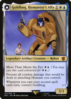 Goldbug, Humanity's Ally // Goldbug, Scrappy Scout 「BOT/11」「EN」