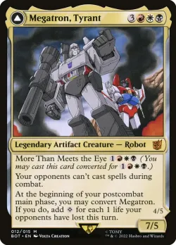 Megatron, Tyrant // Megatron, Destructive Force 「BOT/12」「EN」
