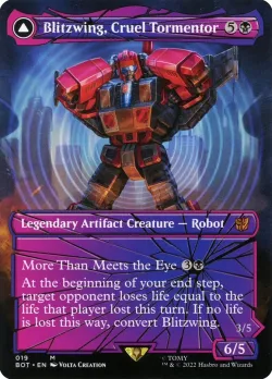 Blitzwing, Cruel Tormentor // Blitzwing, Adaptive Assailant 「BOT/19」「EN」
