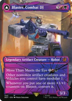 Blaster, Combat DJ // Blaster, Morale Booster 「BOT/22」「EN」