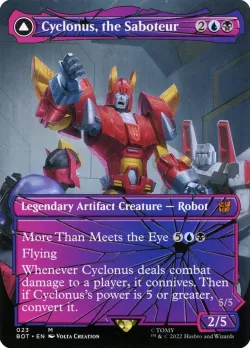 Cyclonus, the Saboteur // Cyclonus, Cybertronian Fighter 「BOT/23」「EN」