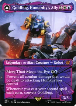 Goldbug, Humanity's Ally // Goldbug, Scrappy Scout 「BOT/25」「EN」