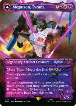 Megatron, Tyrant // Megatron, Destructive Force 「BOT/26」「EN」