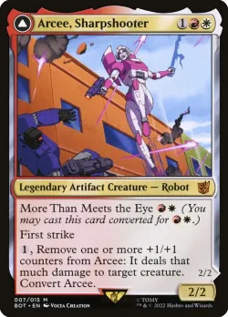 Arcee, Sharpshooter // Arcee, Acrobatic Coupe 「BOT/7」「EN」