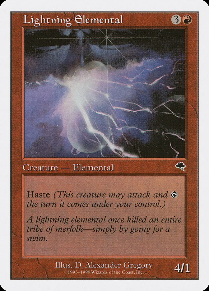 Lightning Elemental 「BRB/37」「EN」