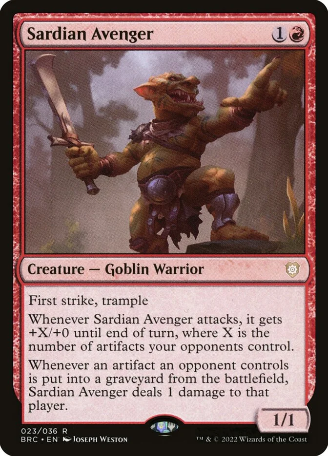 Sardian Avenger 「BRC/23」「EN」