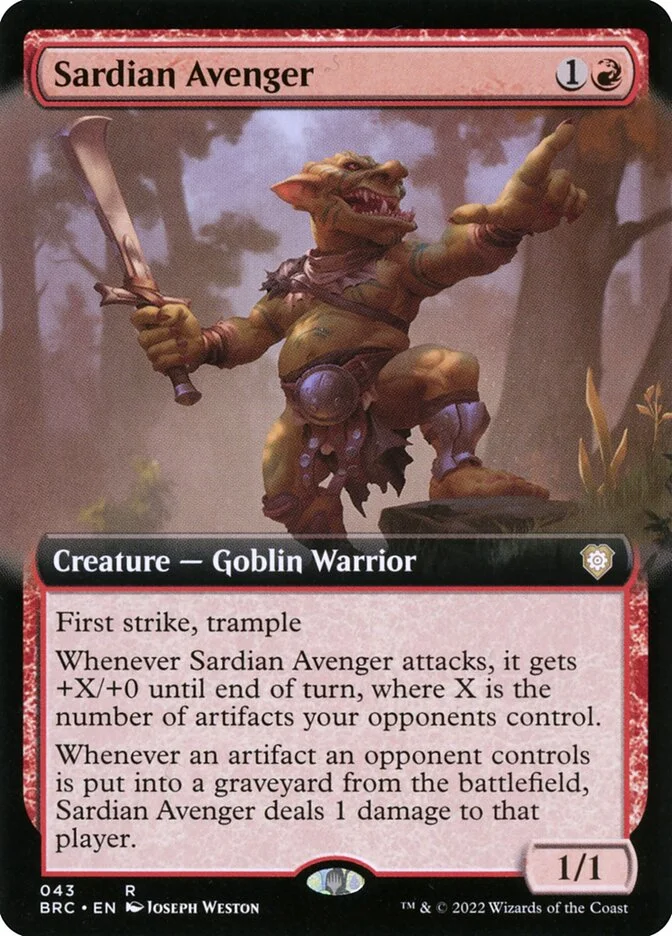 Sardian Avenger 「BRC/43」「EN」