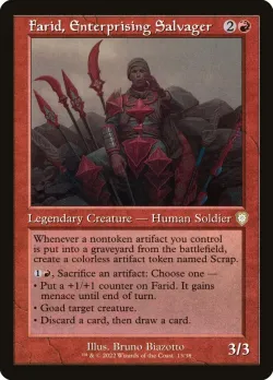 Farid, Enterprising Salvager #13 · Magic: The Gathering