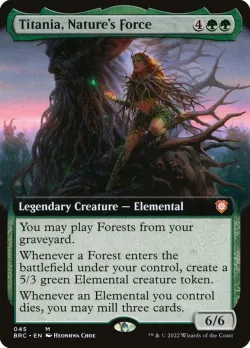Titania, Nature's Force #45 · Magic: The Gathering
