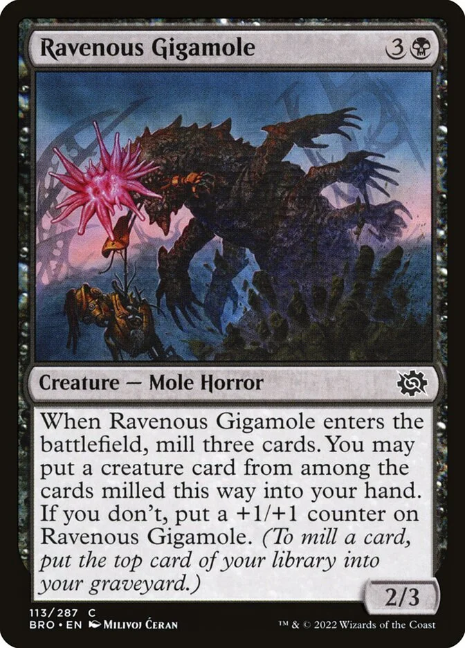 Ravenous Gigamole 「BRO/113」「EN」