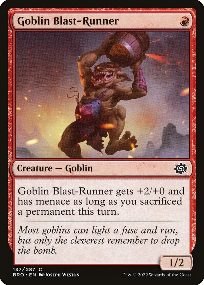Goblin Blast-Runner 「BRO/137」「EN」