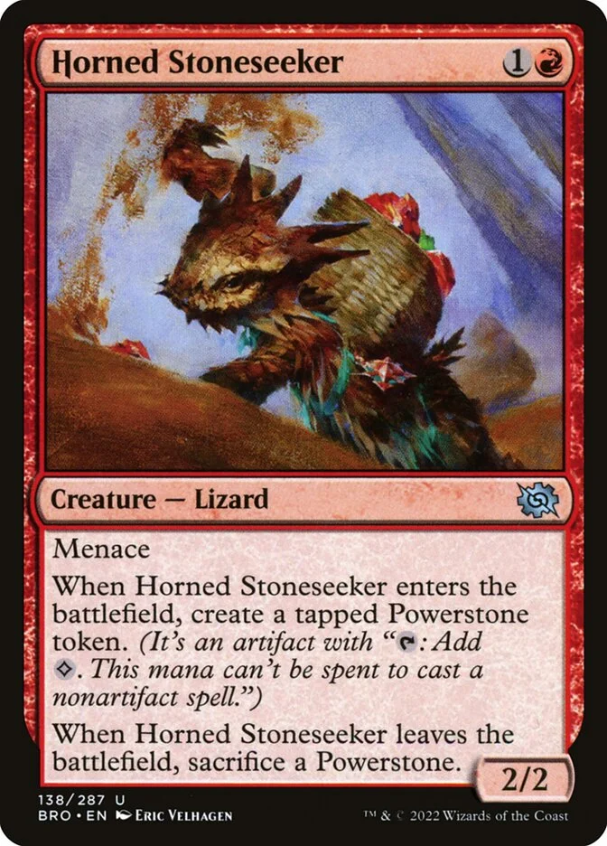 Horned Stoneseeker 「BRO/138」「EN」