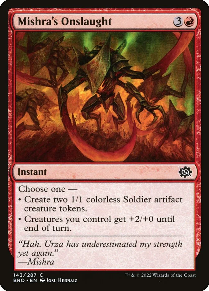 Mishra's Onslaught 「BRO/143」「EN」
