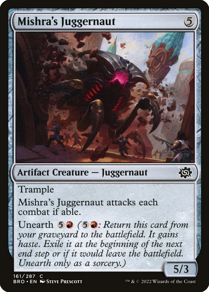 Mishra's Juggernaut 「BRO/161」「EN」