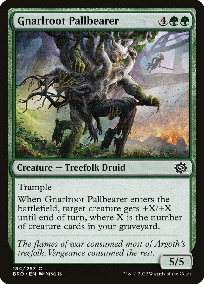 Gnarlroot Pallbearer 「BRO/184」「EN」