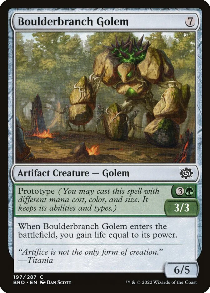Boulderbranch Golem 「BRO/197」「EN」