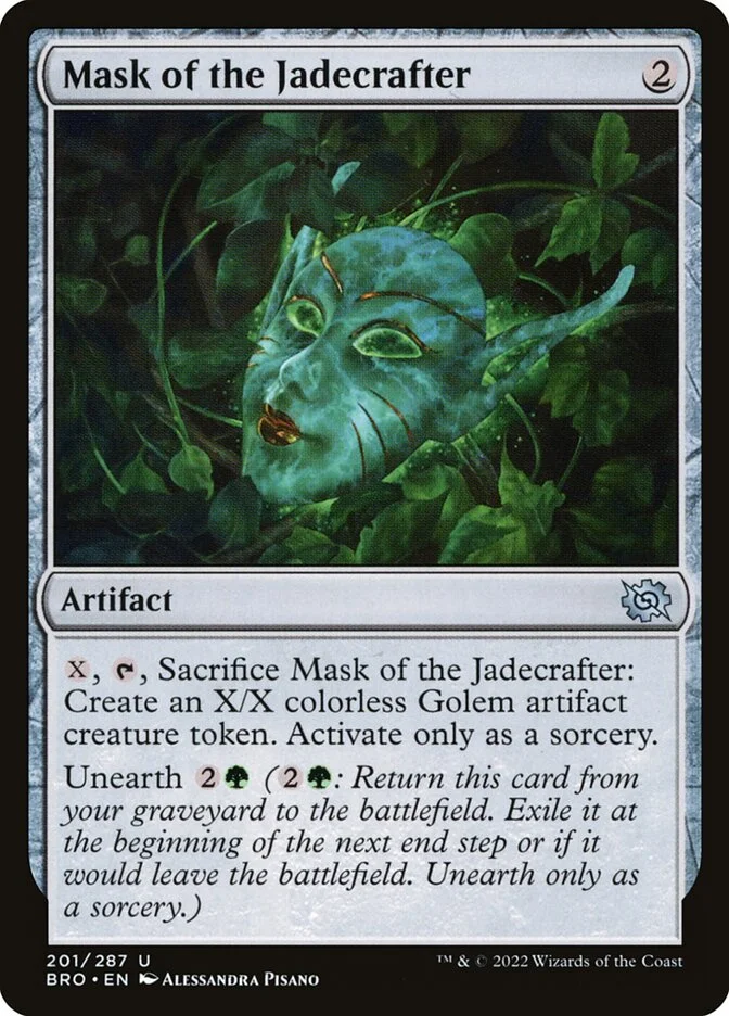 Mask of the Jadecrafter 「BRO/201」「EN」