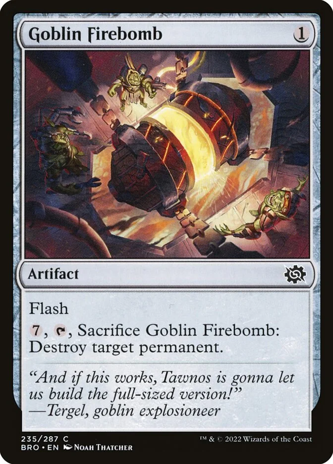 Goblin Firebomb 「BRO/235」「EN」