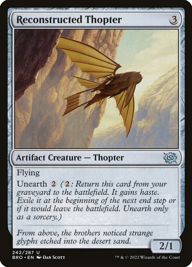 Reconstructed Thopter 「BRO/242」「EN」