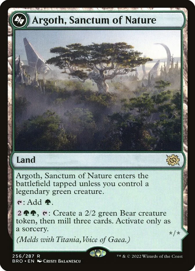Argoth, Sanctum of Nature 「BRO/256」「EN」