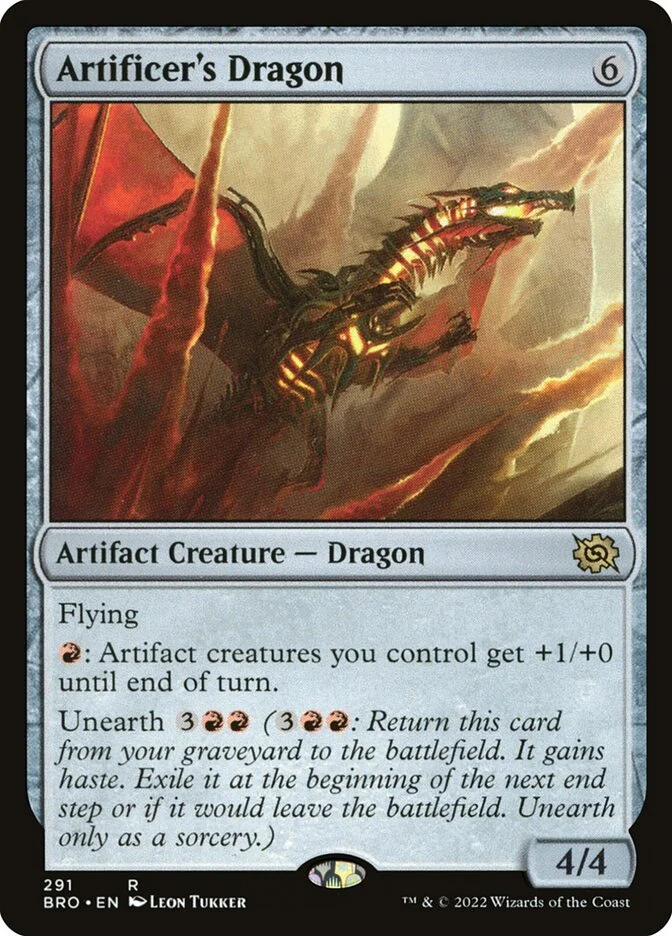Artificer's Dragon 「BRO/291」「EN」