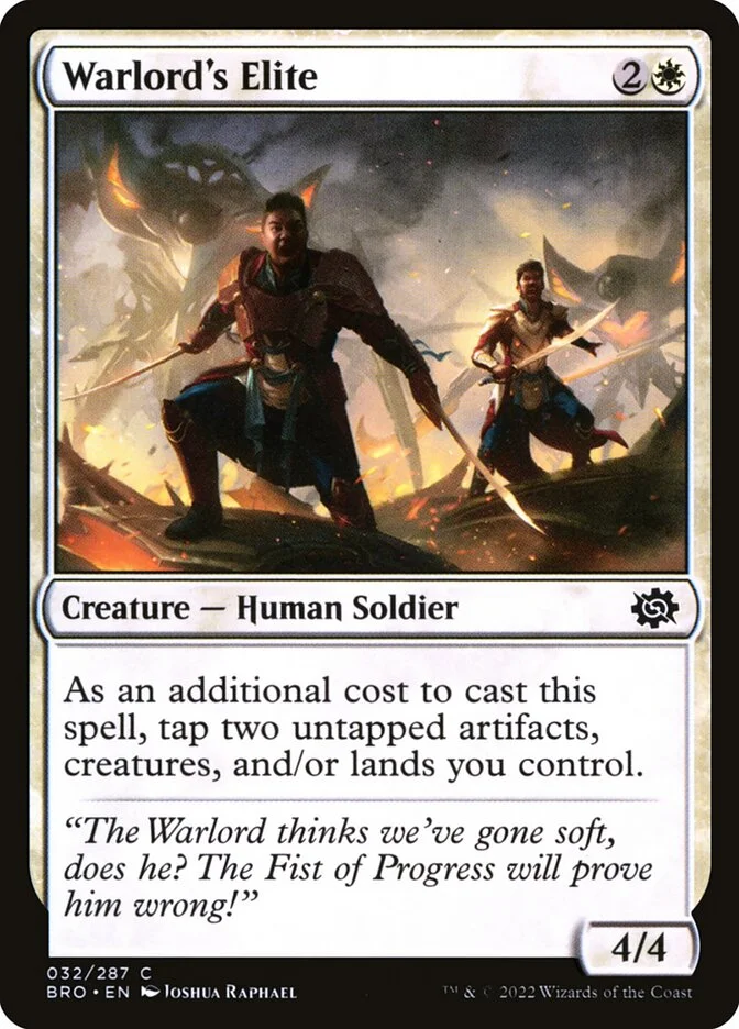 Warlord's Elite 「BRO/32」「EN」
