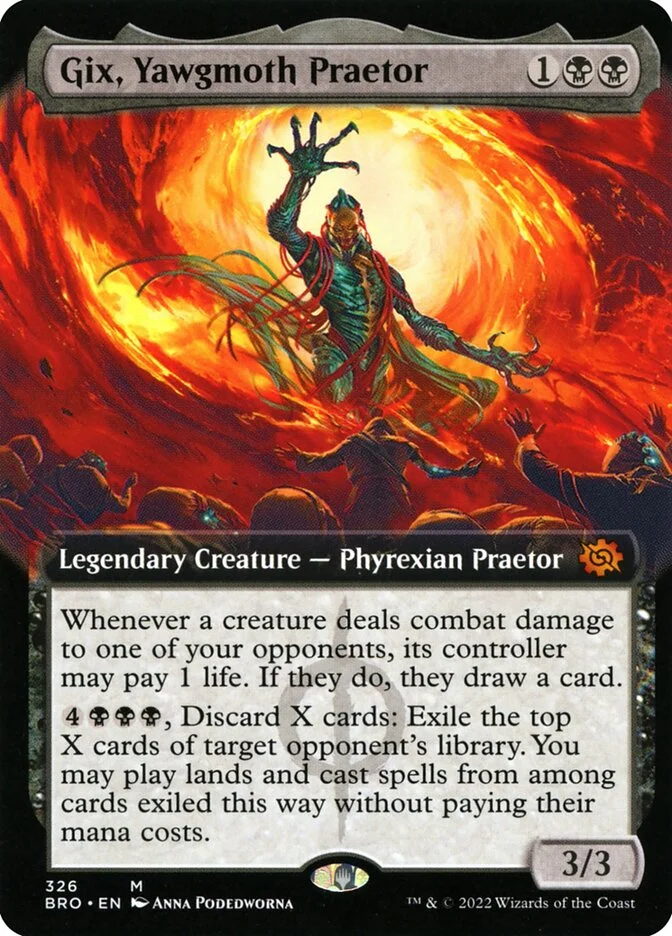 Gix, Yawgmoth Praetor 「BRO/326」「EN」