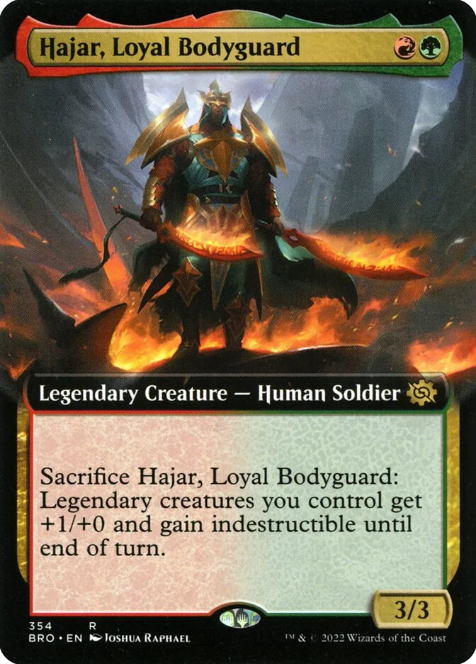 Hajar, Loyal Bodyguard 「BRO/354」「EN」