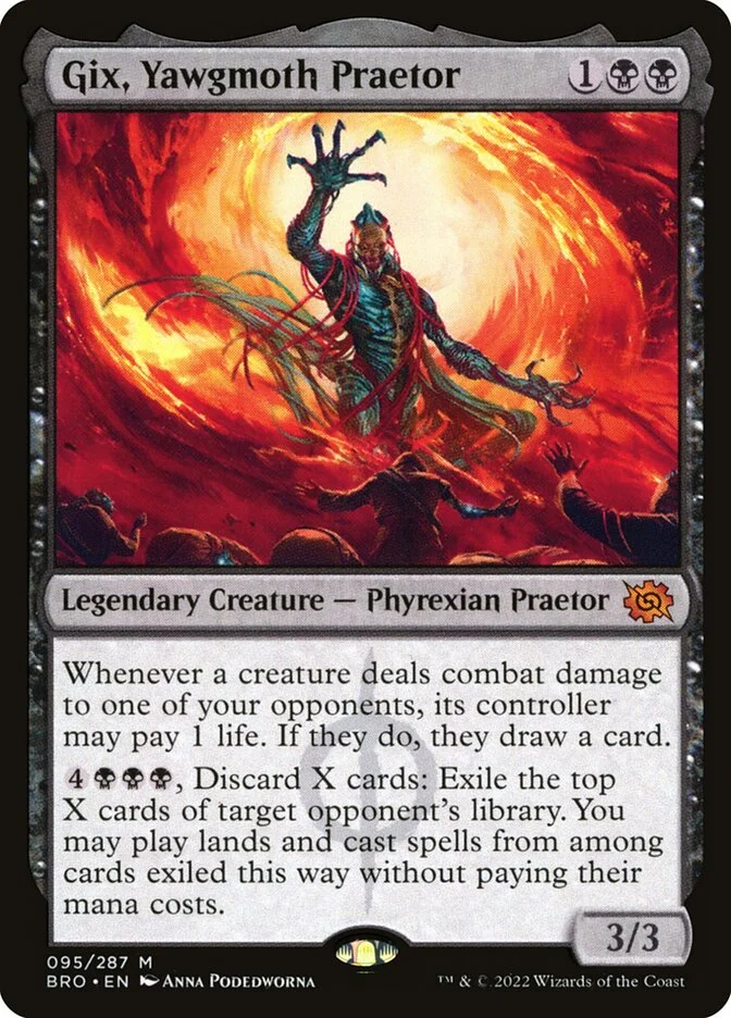 Gix, Yawgmoth Praetor 「BRO/95」「EN」