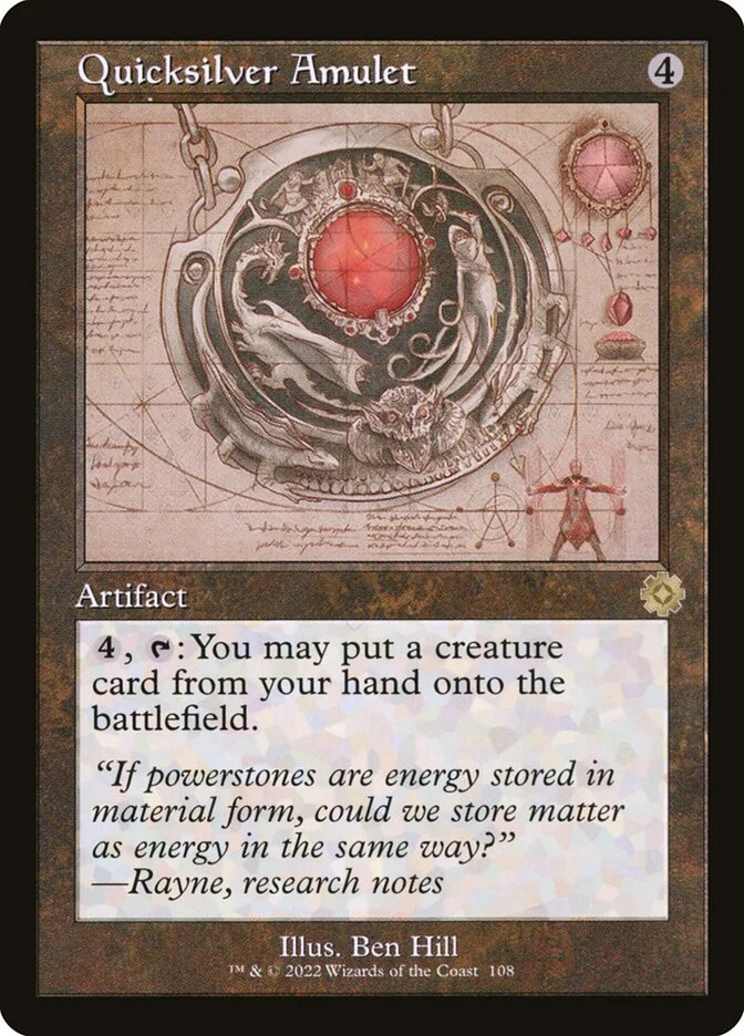 Quicksilver Amulet 「BRR/108」「EN」