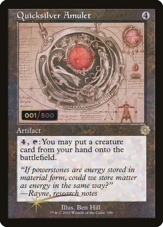 Quicksilver Amulet 「BRR/108z」「EN」