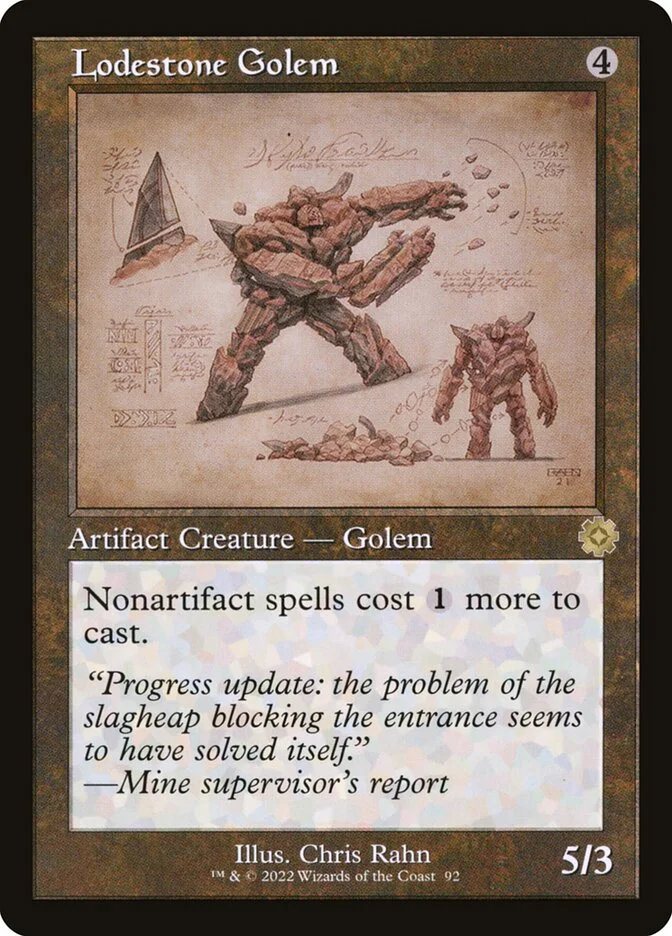 Lodestone Golem 「BRR/92」「EN」