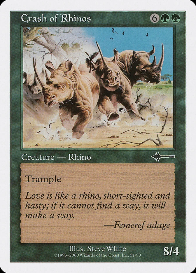 Crash of Rhinos 「BTD/51」「EN」
