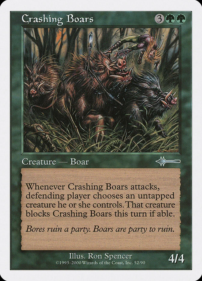 Crashing Boars 「BTD/52」「EN」