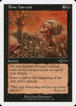 Bone Harvest #19 · Magic: The Gathering