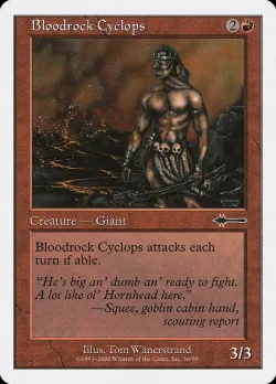 Bloodrock Cyclops #36 · Magic: The Gathering