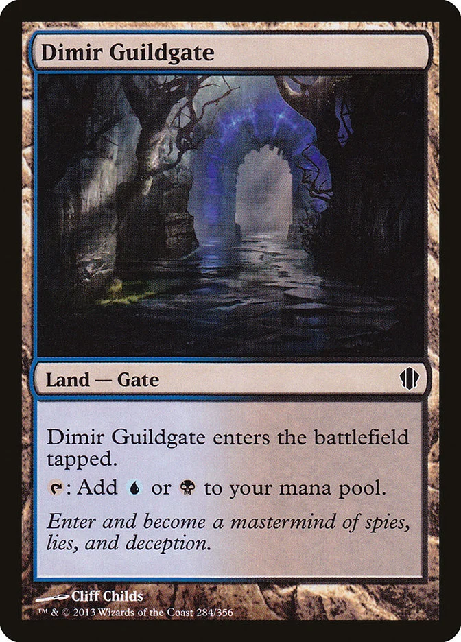 Dimir Guildgate 「C13/284」「EN」