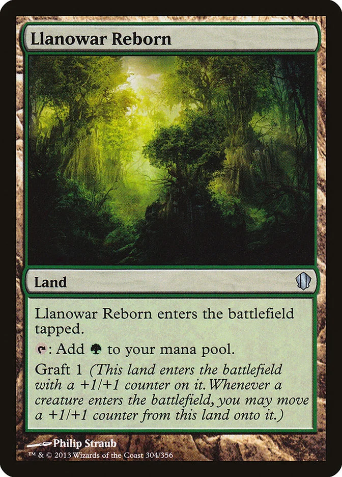 Llanowar Reborn 「C13/304」「EN」
