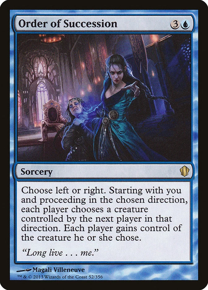 Order of Succession 「C13/52」「EN」