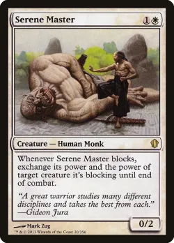 Serene Master #20 · Magic: The Gathering