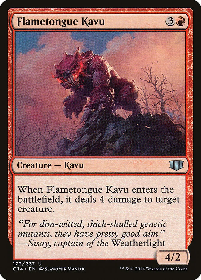 Flametongue Kavu 「C14/176」「EN」