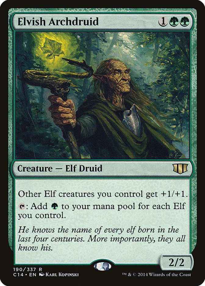 Elvish Archdruid 「C14/190」「EN」
