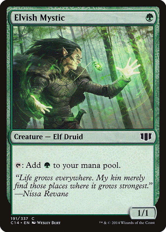 Elvish Mystic 「C14/191」「EN」