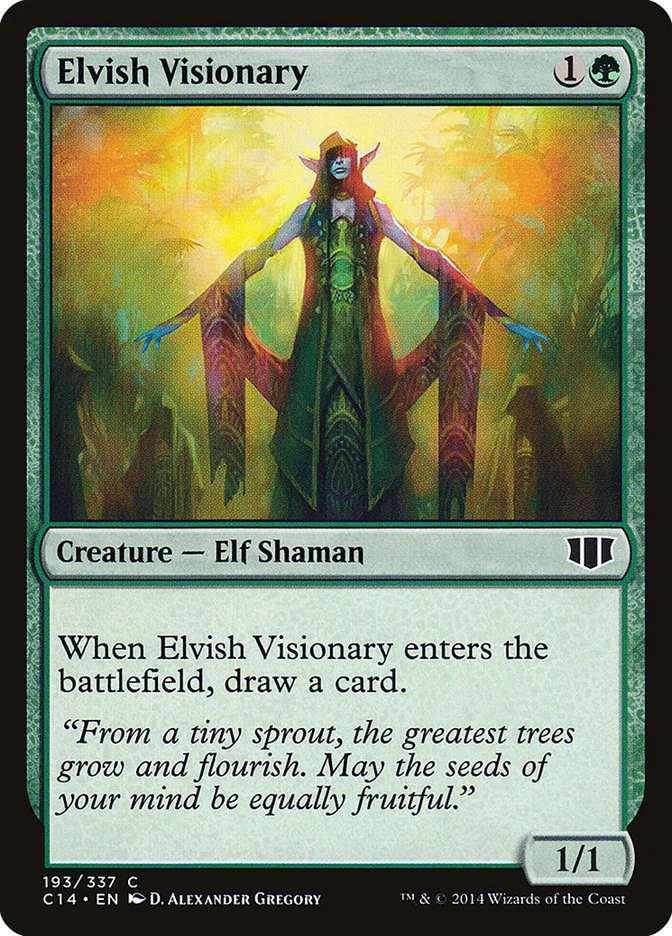 Elvish Visionary 「C14/193」「EN」