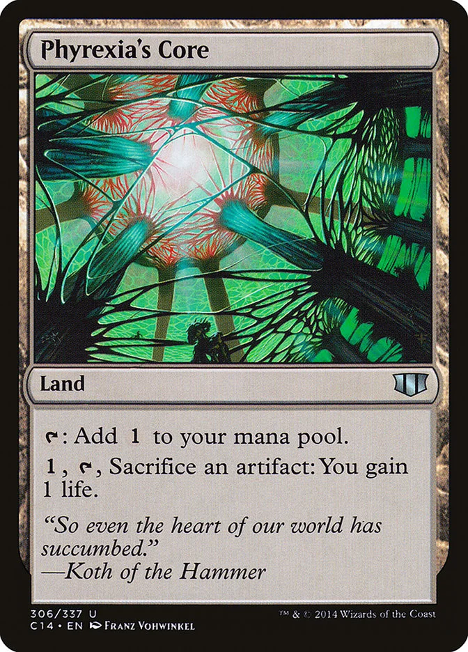 Phyrexia's Core 「C14/306」「EN」