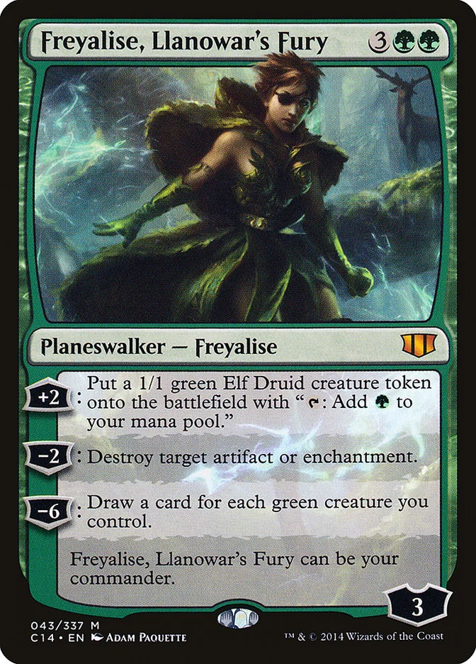 Freyalise, Llanowar's Fury 「C14/43」「EN」