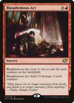 Blasphemous Act #172 · Magic: The Gathering