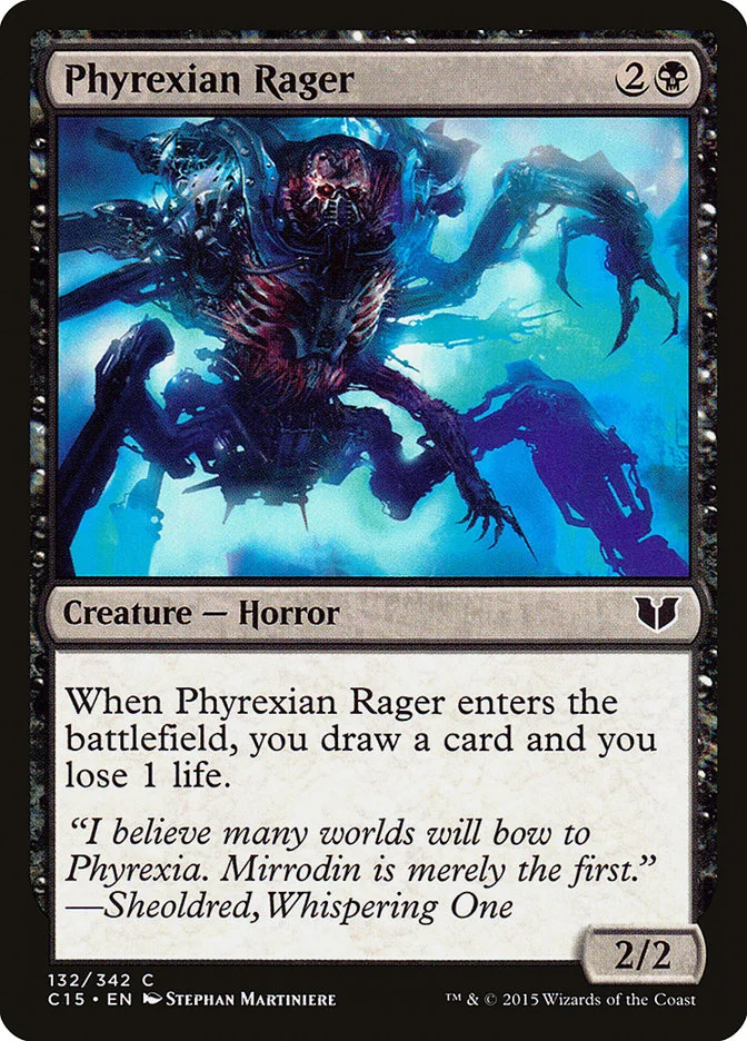 Phyrexian Rager 「C15/132」「EN」